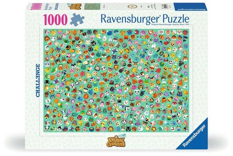 [12000629] Puzzle 1000 p - Animal Crossing (Challenge Puzzle)