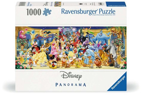 [12000444] Puzzle 1000 p - Photo de groupe Disney (Panorama)