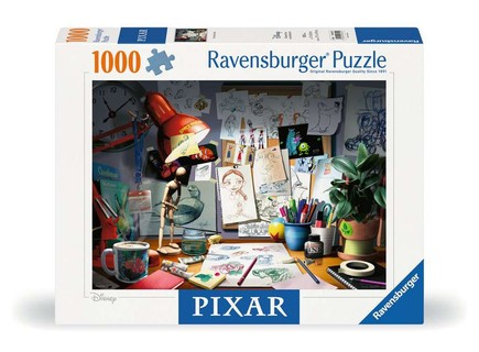 Puzzle 1000 p - Le bureau de l’artiste / Disney Pixar