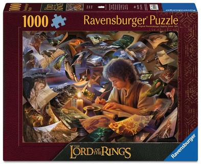 [12001810] Puzzle 1000 p - Le voyage de Frodon / Le Seigneur des Anneaux