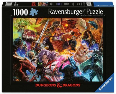 [12001672] Puzzle 1000 p - Rencontres critiques / Donjons & Dragons