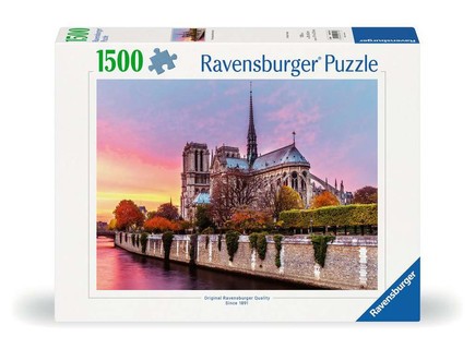 [12000712] Puzzle 1500 p - Pittoresque Notre-Dame