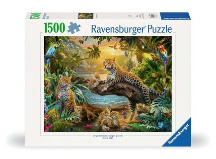 [12000738] Puzzle 1500 p - Léopards dans la jungle