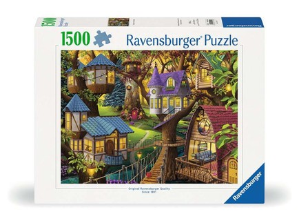 [12001009] Puzzle 1500 p -​ Crépuscule à la cime des arbres