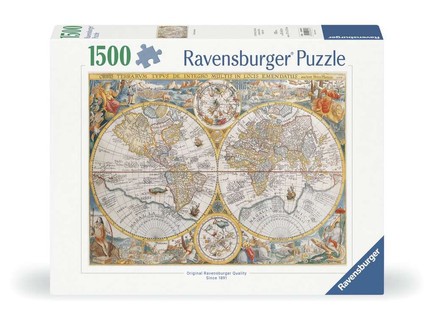 [12000716] Puzzle 1500 p - Mappemonde 1594