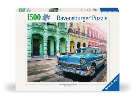 [12000722] Puzzle 1500 p - Les voitures de Cuba