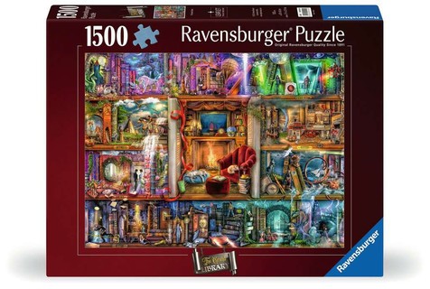 [12000190] Puzzle 1500 p - La grande bibliothèque