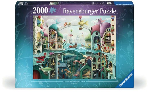[00016823] Puzzle 2000 p - Si les poissons pouvaient marcher / Demelsa Haughton