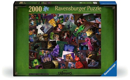 [00016506] Puzzle 2000 p - Les Méchants Disney (Collection Disney Villainous)