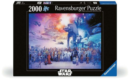 [00016701] Puzzle 2000 p - L'univers Star Wars