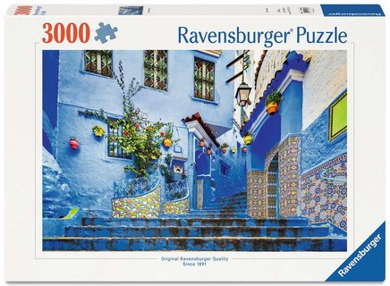 [12001893] Puzzle 3000 p - Le Maroc en bleu