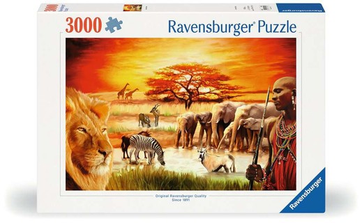 [00017056] Puzzle 3000 p - La fierté du Massaï