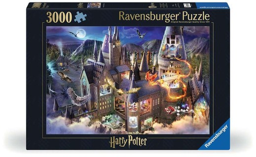 [00017561] Puzzle 3000 p - Vue sur le château de Poudlard / Harry Potter