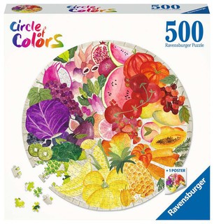 [00017169] Puzzle rond 500 p - Fruits et légumes (Circle of Colors)