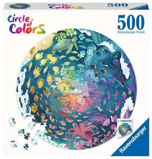 [00017170] Puzzle rond 500 p - Océan (Circle of Colors)