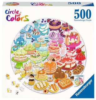 [00017171] Puzzle rond 500 p - Desserts (Circle of Colors)