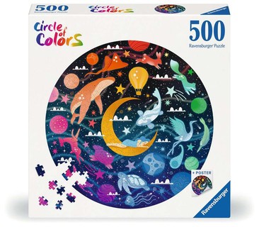 [12000818] Puzzle rond 500 p - Rêves (Circle of Colors)