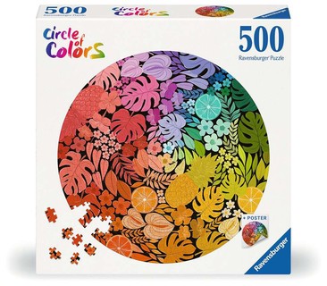 [12000821] Puzzle rond 500 p - Tropical (Circle of Colors)