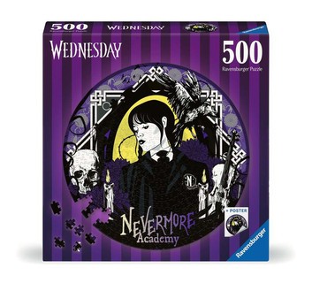 [00017573] Puzzle rond 500 p - Mercredi