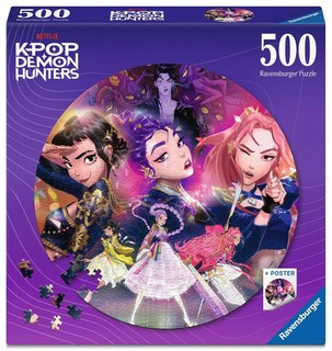 [12002052] Puzzle rond 500 p - Pour les fans / KPop Demon Hunters