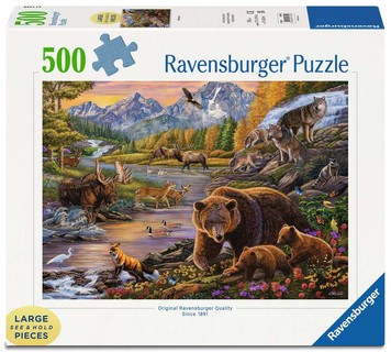 [00016790] Puzzle 500 p format large - La nature sauvage