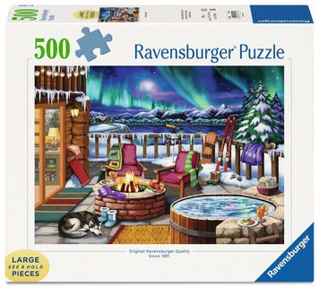 Puzzle 500 p format large – Lumières du Nord