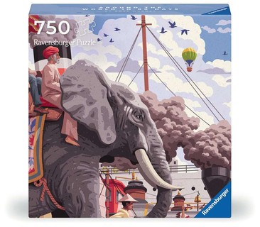 [12001201] Puzzle Art & Soul 750 p - Le Tour du monde en 80 jours
