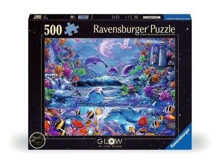 [12000478] Puzzle Glow in the dark 500 p - La magie du clair de lune