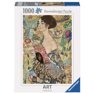 [12001132] Puzzle 1000 p Art collection – La dame à l’éventail / Gustav Klimt