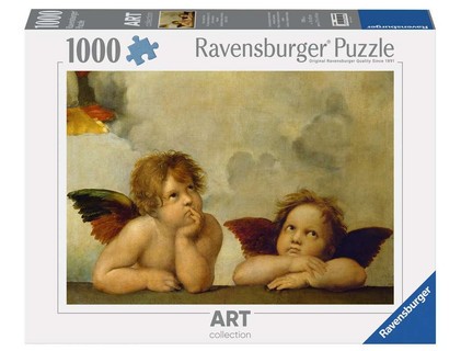 [12000062] Puzzle 1000 p Art collection – Putti, détail de la Madone Sixtine de Raphaël