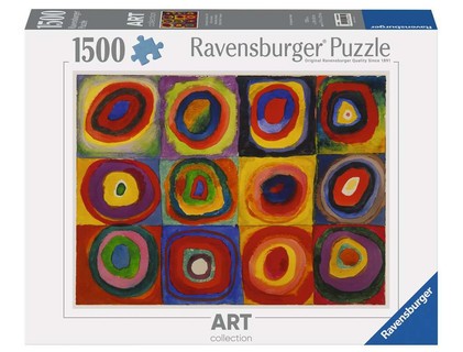 [12000081] Puzzle 1500 p Art collection – Cercles Concentriques / Wassily Kandinsky