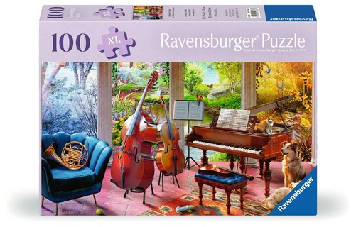 [12001366] Bien être & Puzzle 100 p - Les 4 Saisons en musique