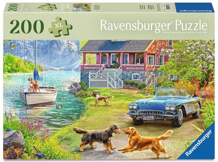 [12001370] Bien être & Puzzle 200 p - Maison d'été au lac