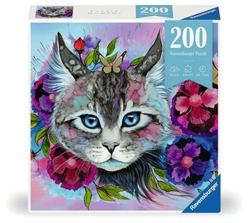 [00012960] Puzzle Moment 200 p - Œil de chat