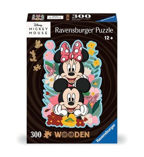 [12000762] Puzzle en bois - Forme - 300 p - Mickey et Minnie
