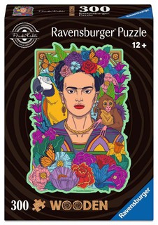 [12001540] Puzzle en bois - Forme - 300 p - Frida Kahlo