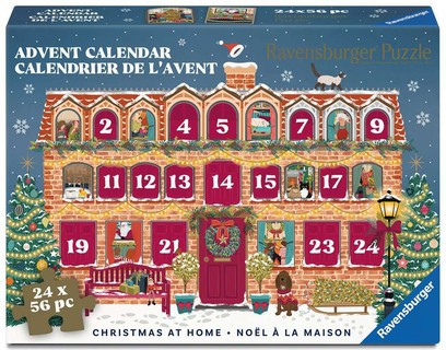 [12002014] Calendrier de l’Avent Puzzle 24x56 p – Noël à la maison