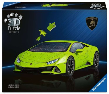 [12008037] Puzzle 3D Iconics - Lamborghini Huracán EVO - Edition verte