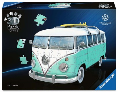 [12008077] Puzzle 3D Iconics - Combi T1 Volkswagen Chrome