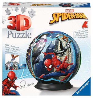 [00011563] Puzzle 3D Ball 72 p - Spider-man