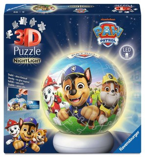 [12008057] Puzzle 3D Ball 72 p illuminé - Pat'Patrouille