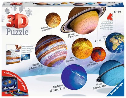 [00011668] Puzzle 3D Système solaire