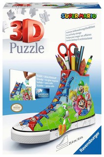 [00011267] Puzzle 3D Sneaker - Super Mario