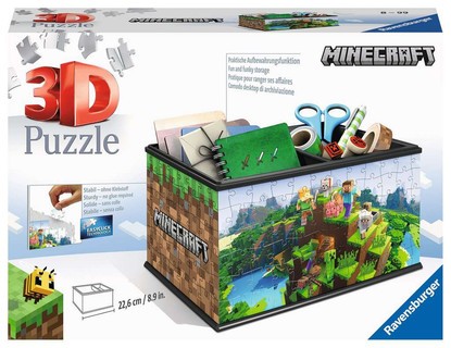 [00011286] Puzzle 3D Boite de rangement - Minecraft