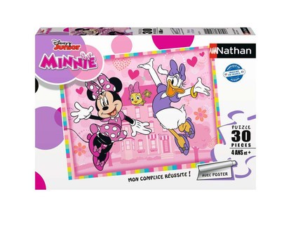 [00086219] Nathan puzzle 30 p - Minnie et Daisy / Minnie Mouse