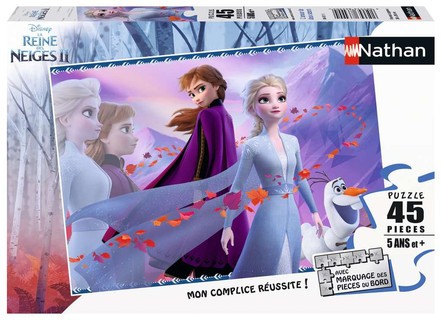 [00086451] Nathan puzzle 45 p - L'amour de deux sœurs / Disney La Reine des Neiges 2
