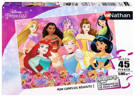 Nathan puzzle 45 p - Les princesses Disney
