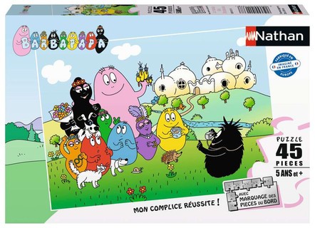 [12001137] Nathan puzzle 45 p - Le monde des Barbapapa