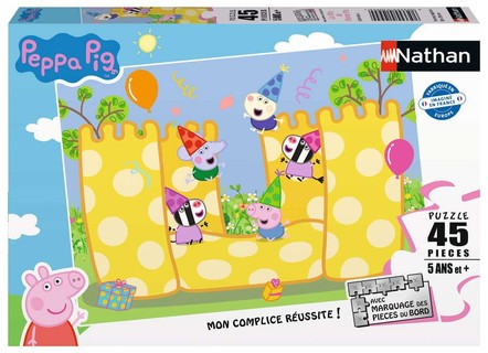 [12001094] Nathan puzzle 45 p - La fête de Peppa Pig