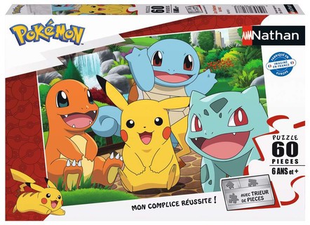 [00086187] Nathan puzzle 60 p - Les Pokémon au parc